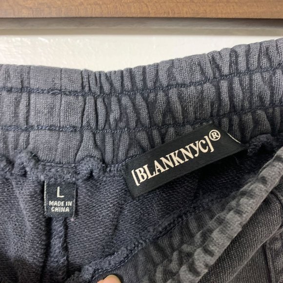 Blank NYC straight leg high waisted sweatpants faded black L - Picture 4 of 6